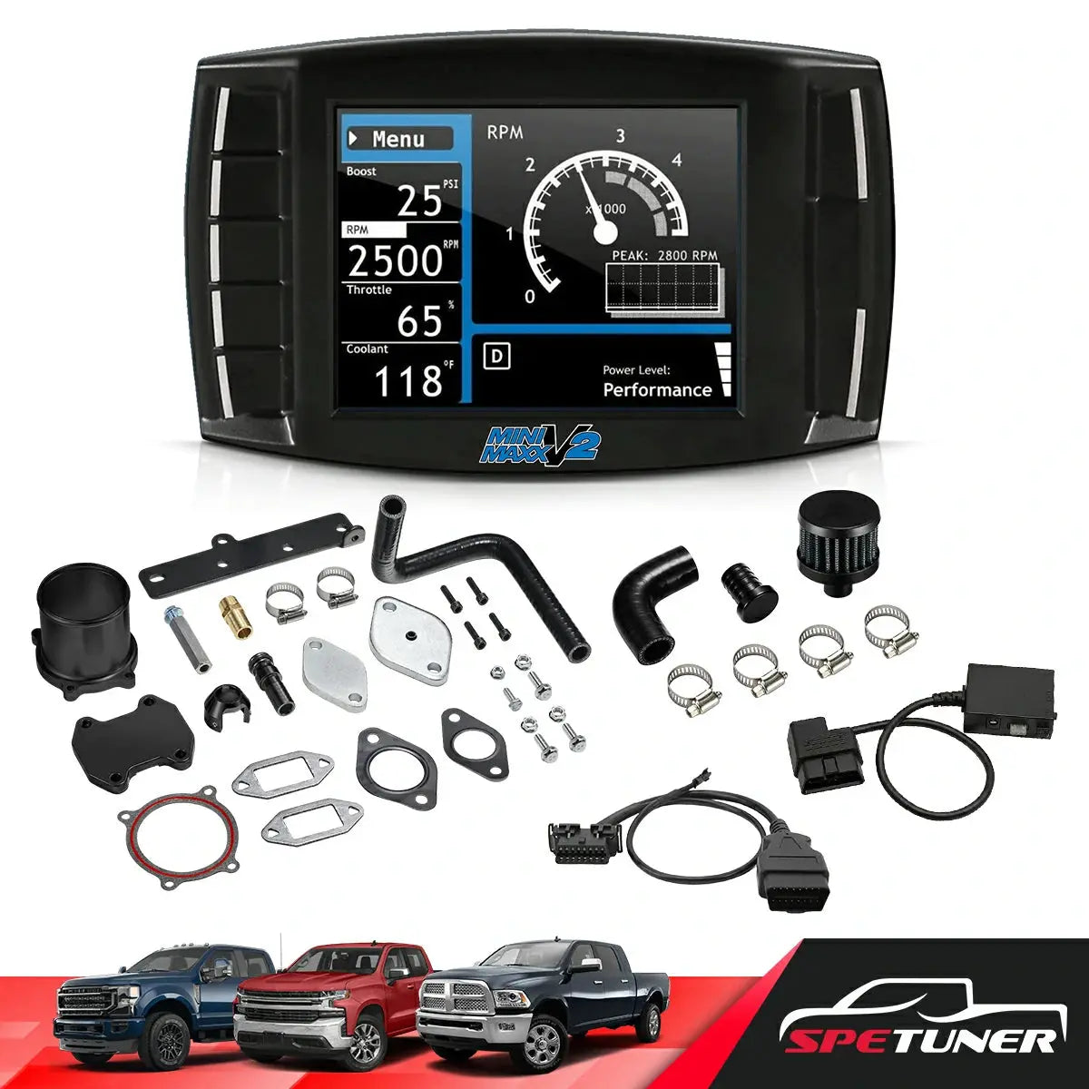 EGR/DPF/CCV/DEF Delete for 2013-2018 6.7L Cummins All-in-One Kit SPETUNER