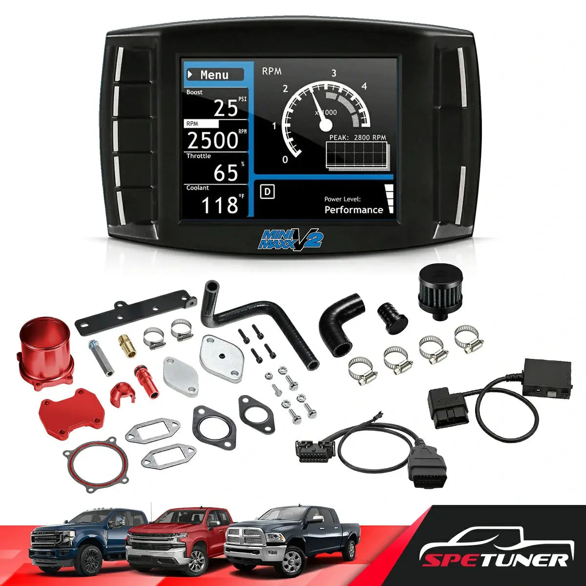 EGR/DPF/CCV/DEF Delete for 2013-2018 6.7L Cummins All-in-One Kit SPETUNER