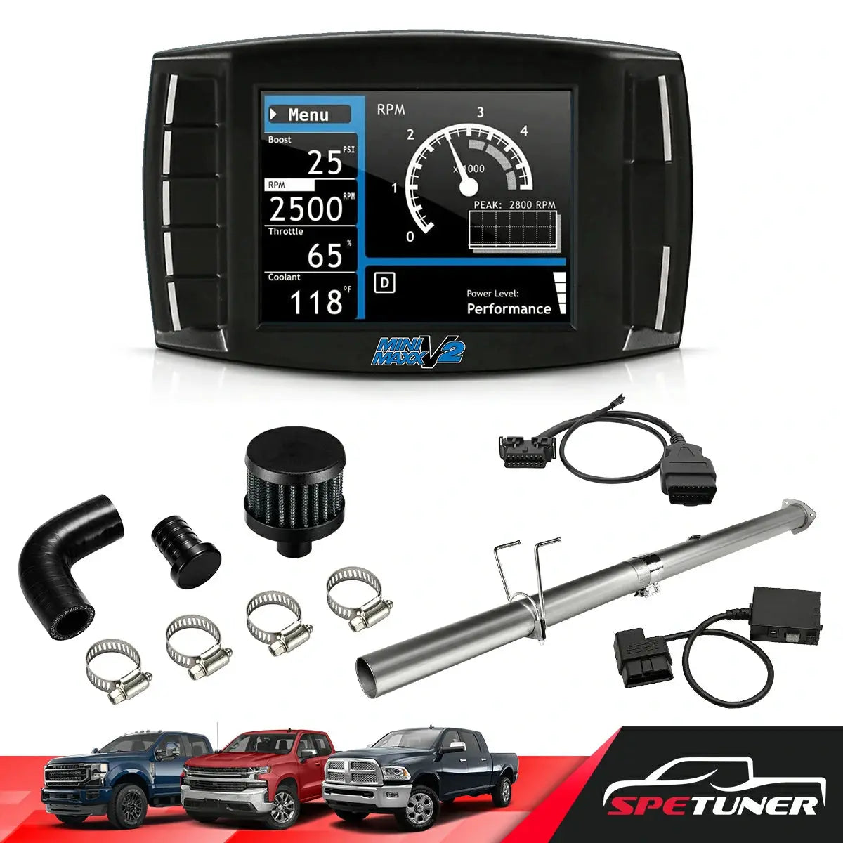 EGR/DPF/CCV/DEF Delete for 2013-2018 6.7L Cummins All-in-One Kit SPETUNER