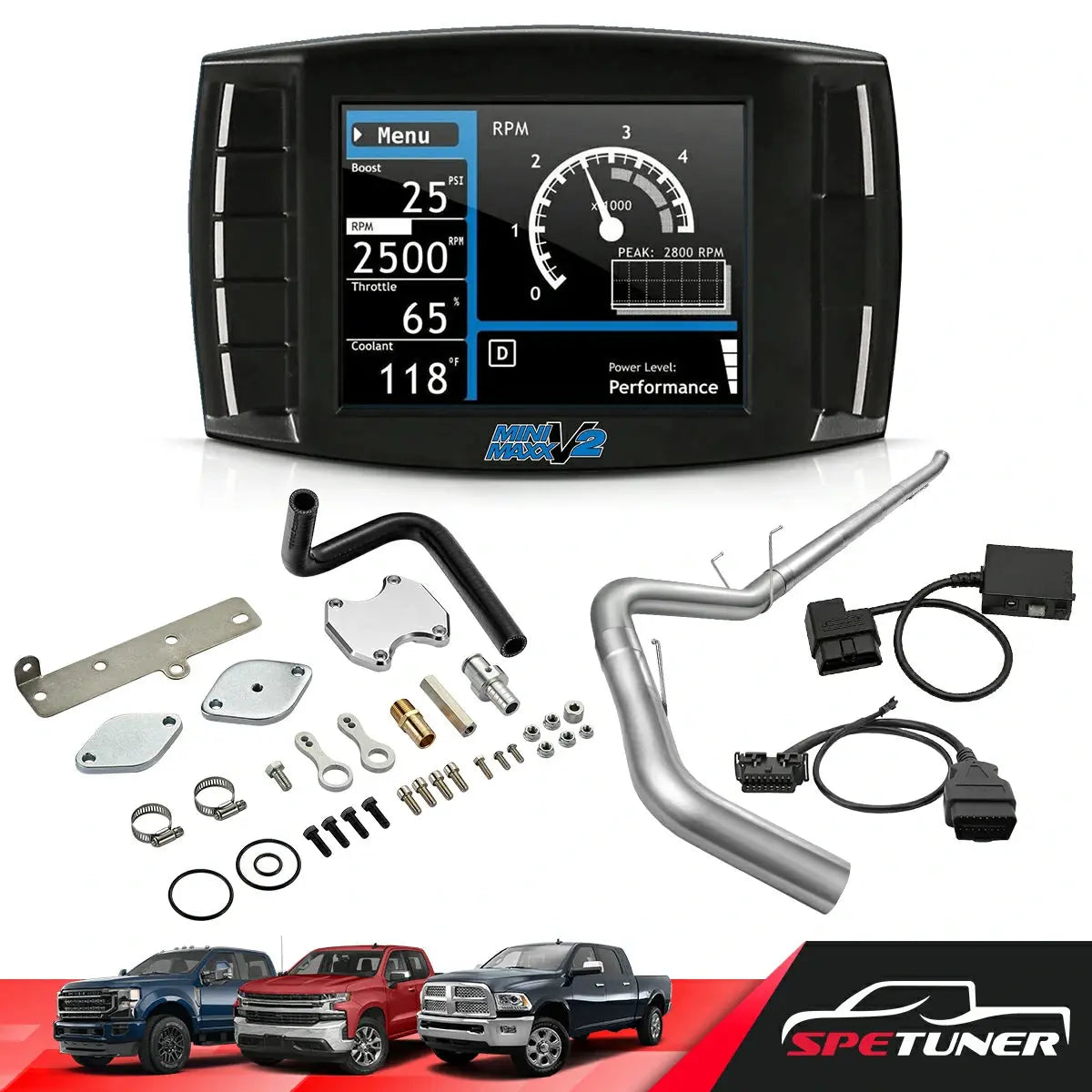 DPF/DEF/EGR Delete for Ram 2019-2021 6.7 Cummins All-in-One Kit SPETUNER