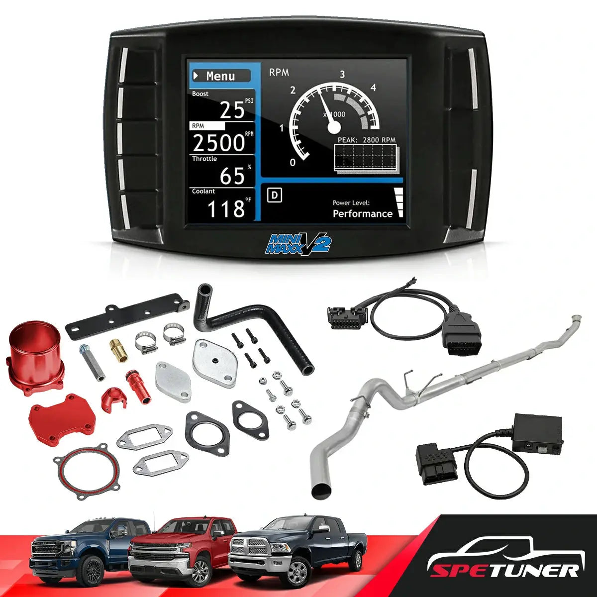 DPF/DEF/EGR Delete for 2013-2018 6.7L Cummins All-in-One Kit SPETUNER