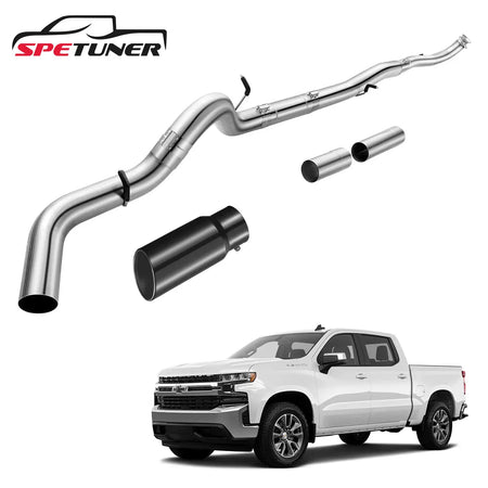 4"/5" 2017+ L5P 6.6 Duramax DPF Delete Race Pipe Chevy GMC|SPETUNER-6