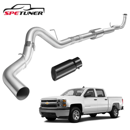 4"/5" 2011-2016 LML 6.6 Duramax DPF Delete Race Pipe Exhaust Chevy GMC|SPETUNER-8