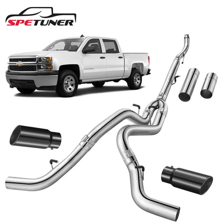 4"/5" 2011-2016 LML 6.6 Duramax DPF Delete Race Pipe Exhaust Chevy GMC|SPETUNER-10