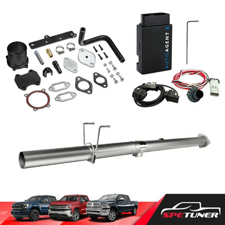 DPF/DEF/EGR Delete for 2013-2018 6.7L Cummins 2500 3500 All-in-One Kit SPETUNER