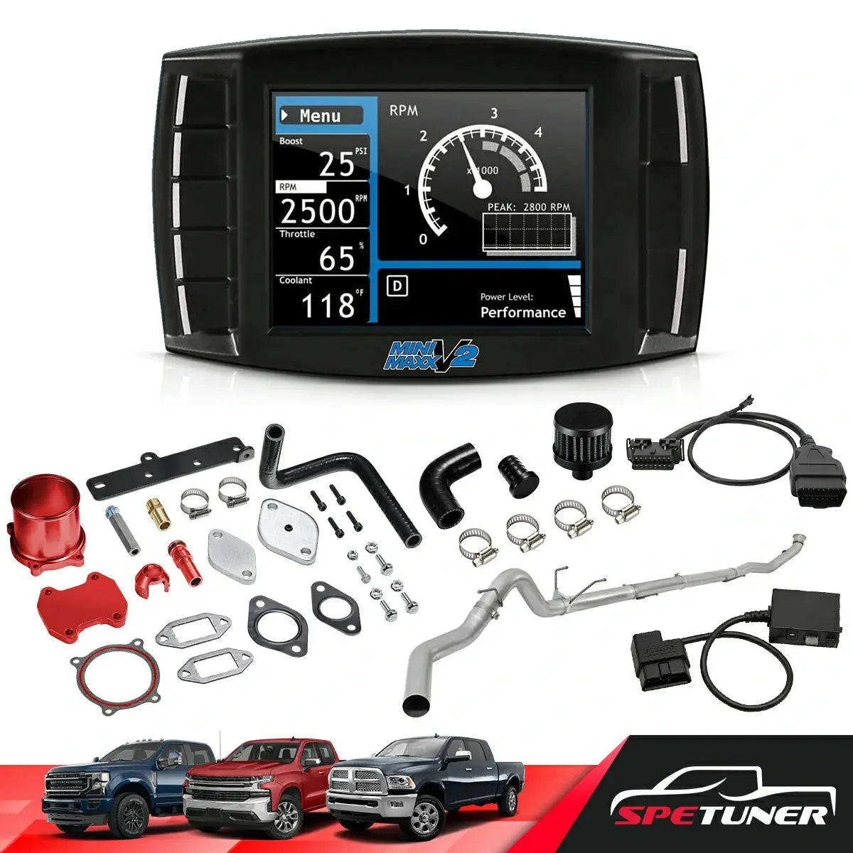 EGR/DPF/CCV/DEF Delete for 2013-2018 6.7L Cummins All-in-One Kit SPETUNER