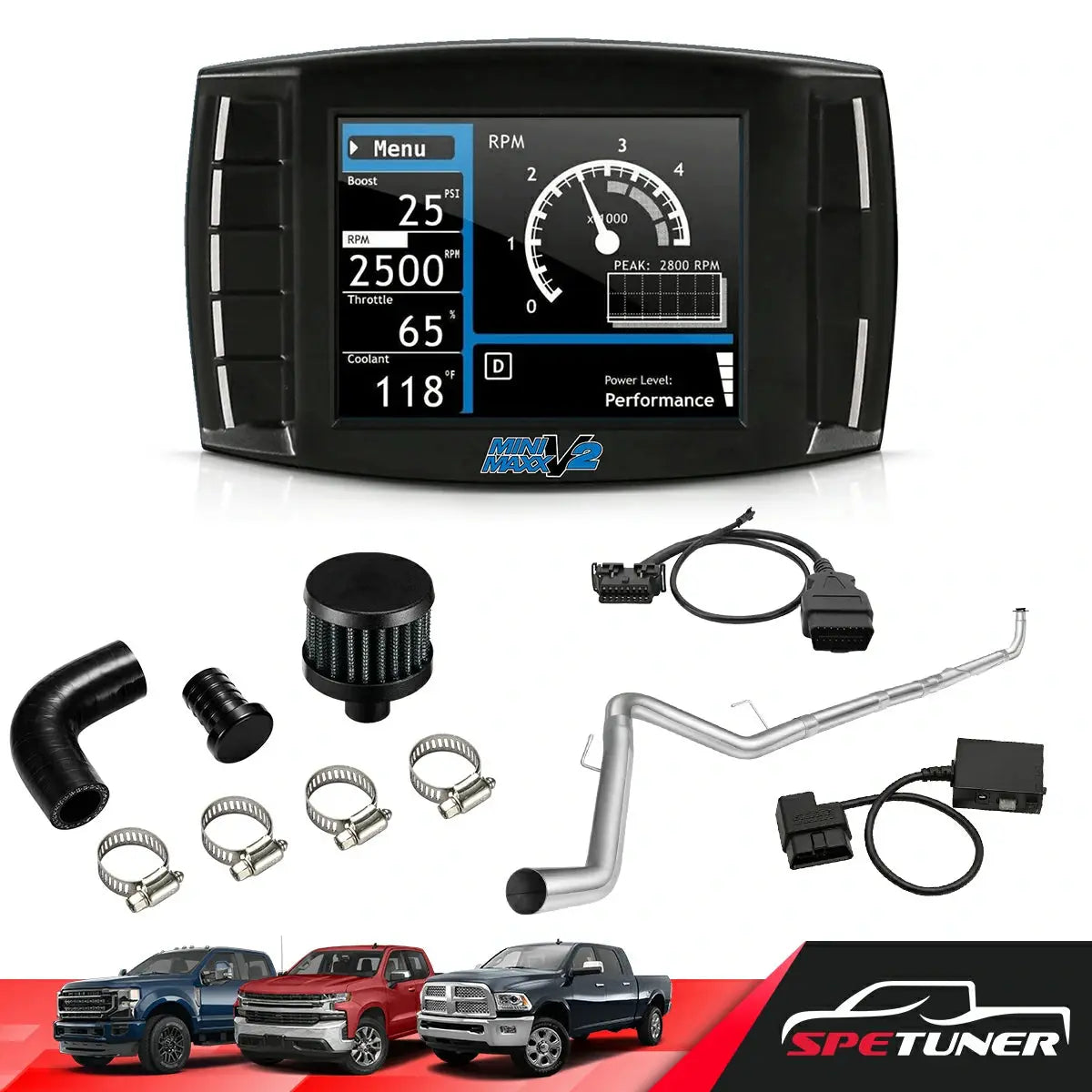 EGR/DPF/CCV/DEF Delete for 2013-2018 6.7L Cummins All-in-One Kit SPETUNER