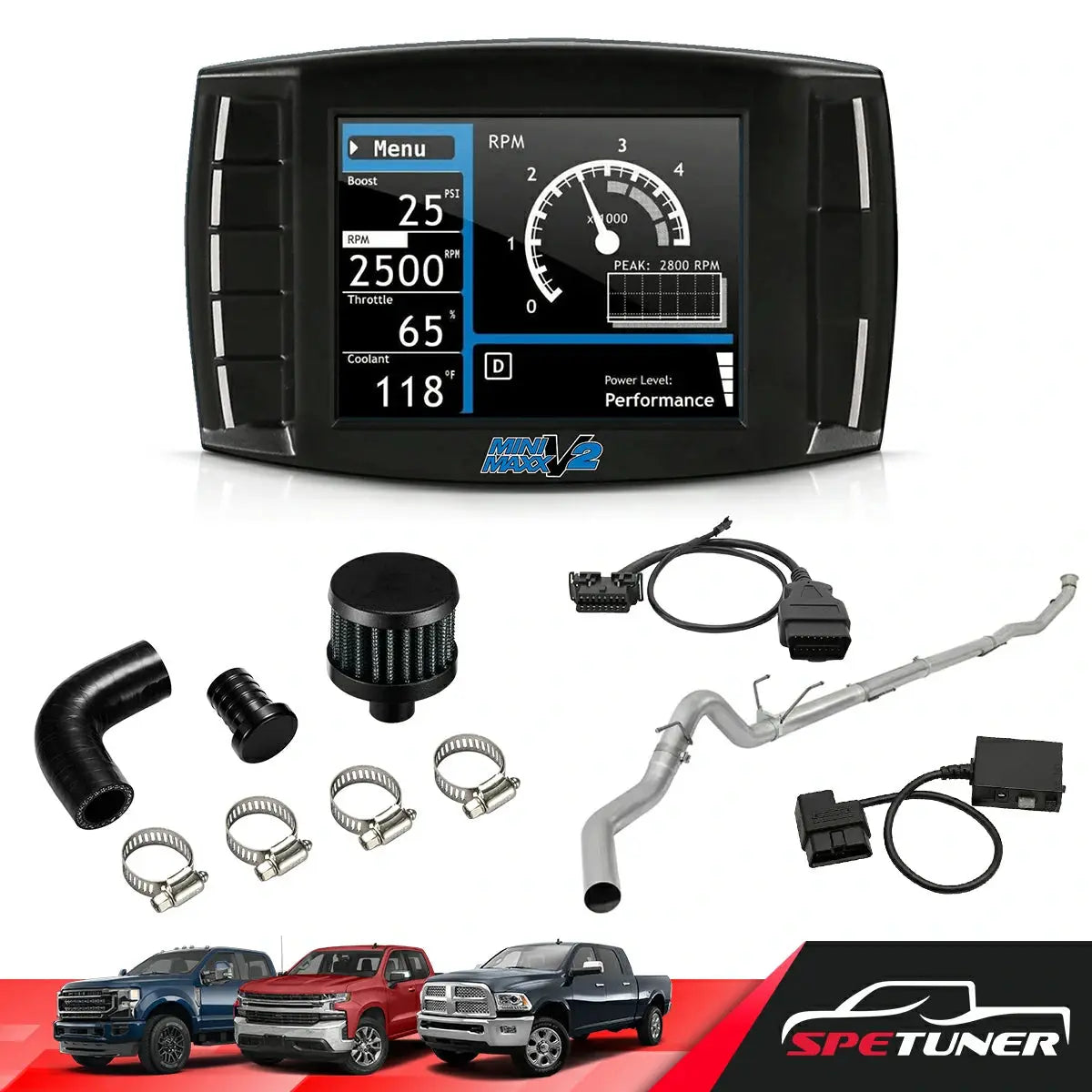 EGR/DPF/CCV/DEF Delete for 2013-2018 6.7L Cummins All-in-One Kit SPETUNER