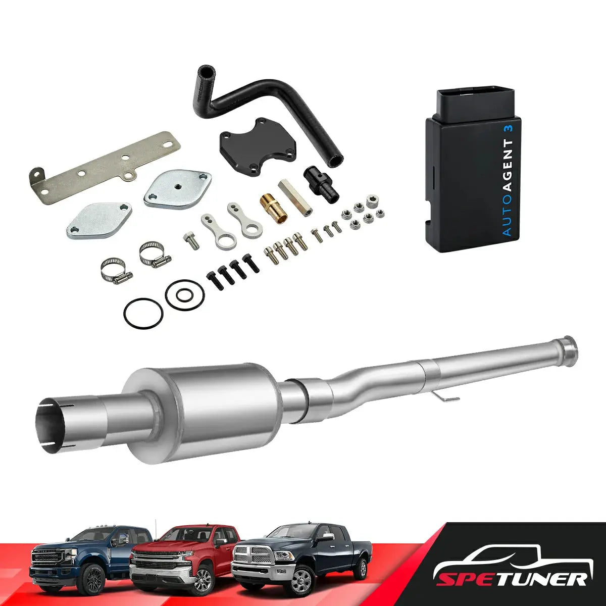 DPF/DEF/EGR Delete for 2019-2021 6.7L Cummins 2500 3500 All-in-One Kit SPETUNER