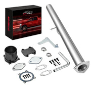 EGR/DPF Delete Kit for 2007.5-2009 Dodge Ram 6.7L Cummins 2500/3500 6.7 Cummins, Black/Value / 4" DPF Race configuration