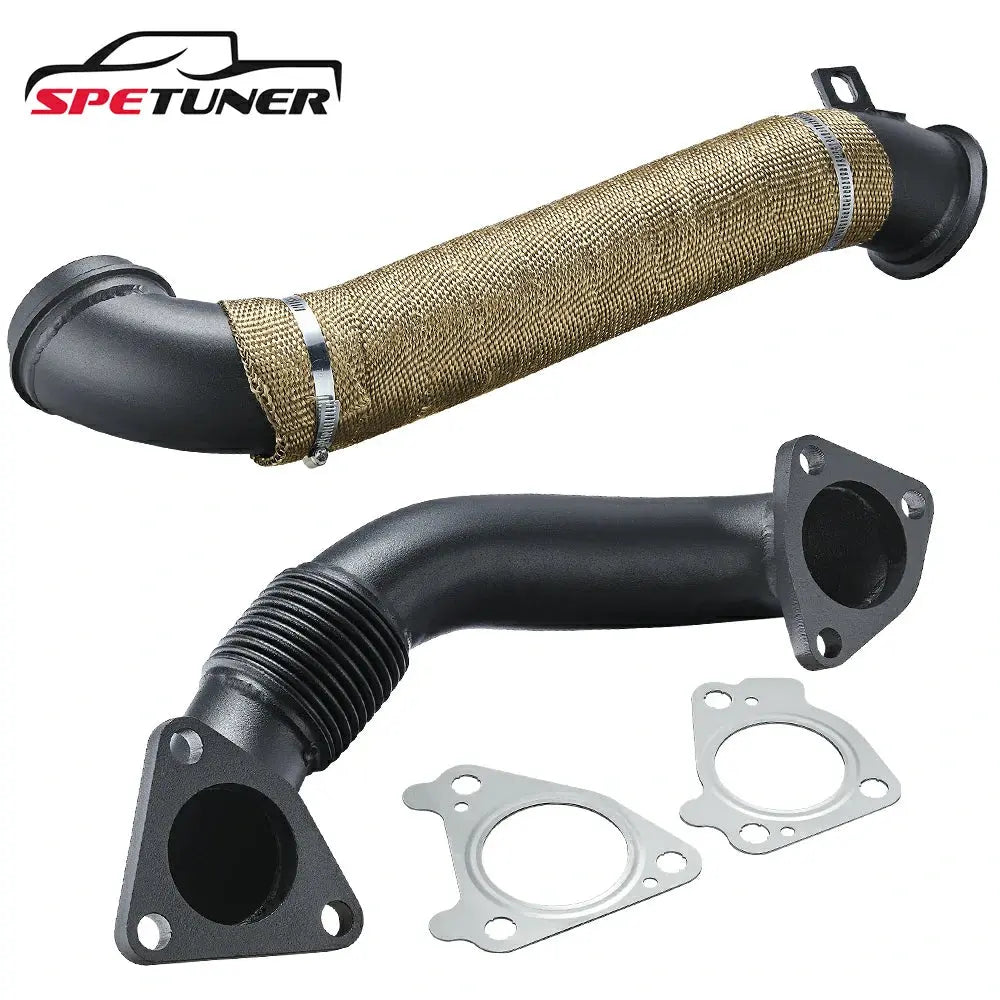 3'' Downpipe Exhaust for 2004.5-2010 Chevy GMC 6.6L Duramax Diesel LLY LBZ LMM SPETUNER