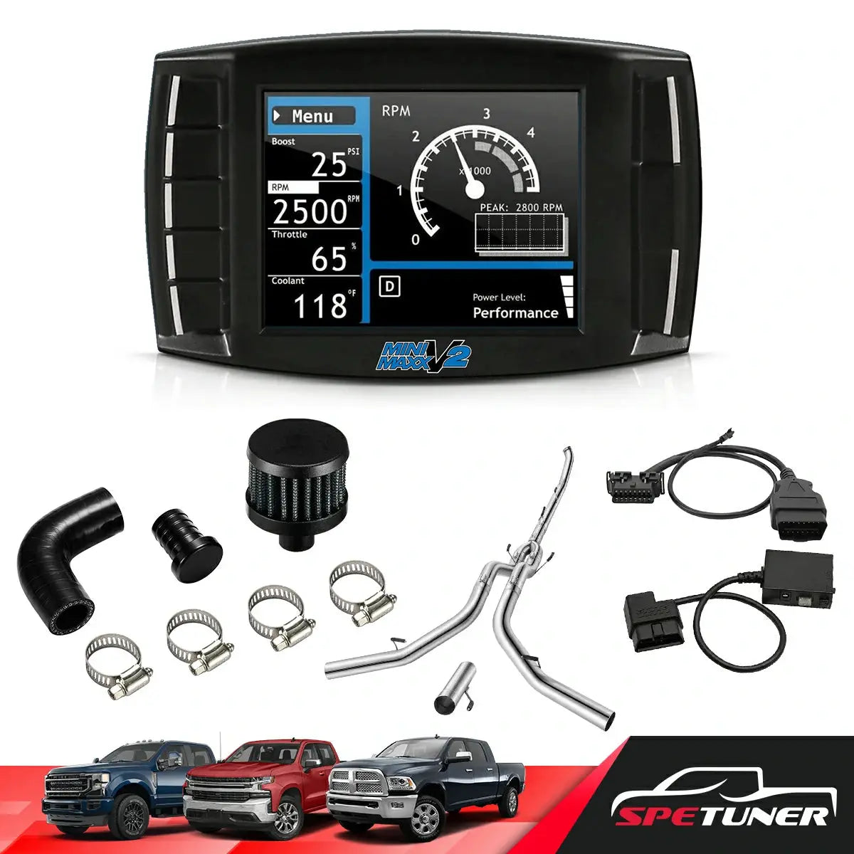 EGR/DPF/CCV/DEF Delete for 2013-2018 6.7L Cummins All-in-One Kit SPETUNER