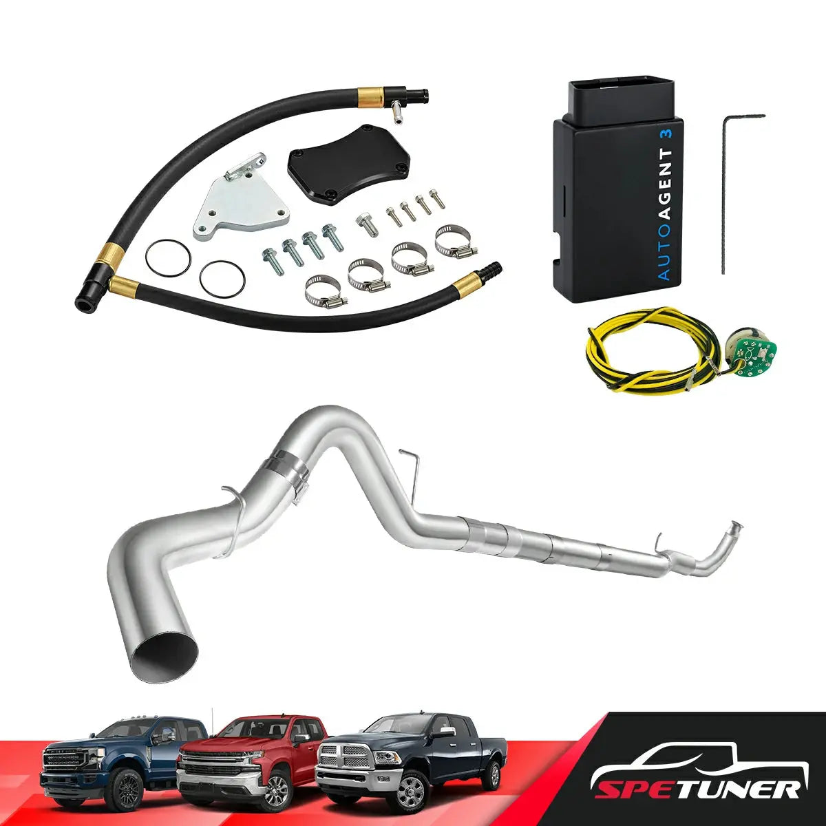 DPF/DEF/EGR Delete for 2011-2016 6.6L Duramax LML All-in-One Kit SPETUNER