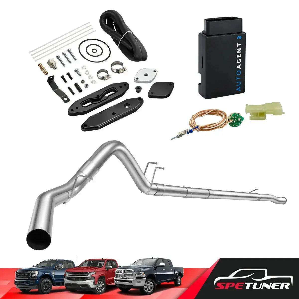 DPF/DEF/EGR All-in-One Delete Kit for 2011-2019 Ford 6.7L Powerstroke F250 F350 F450 SPETUNER