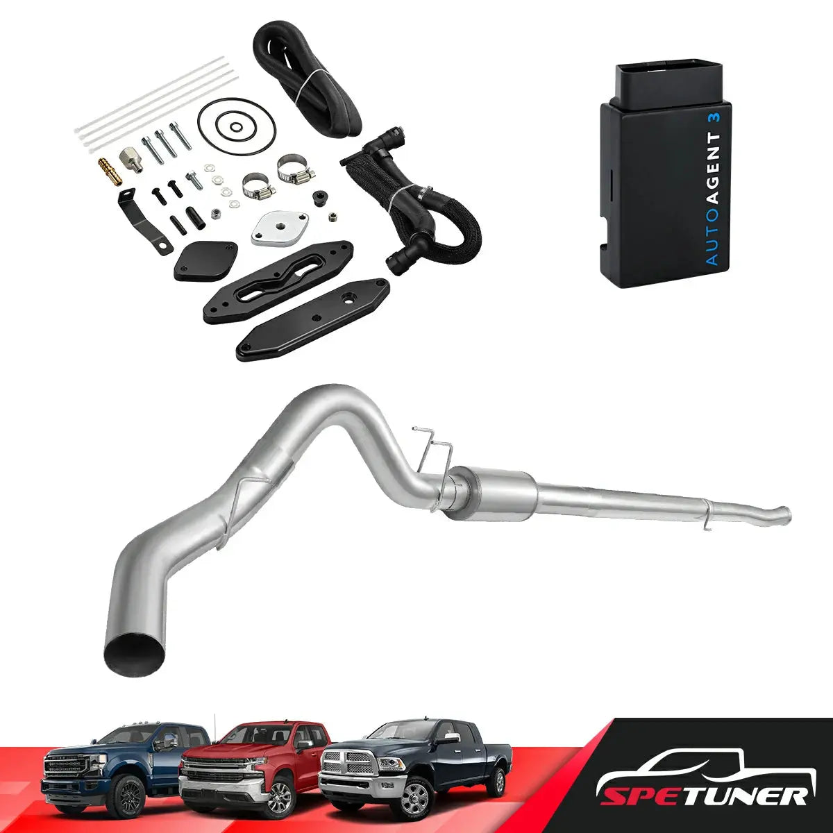 DPF/DEF/EGR All-in-One Delete Kit for 2011-2019 Ford 6.7L Powerstroke F250 F350 F450 SPETUNER