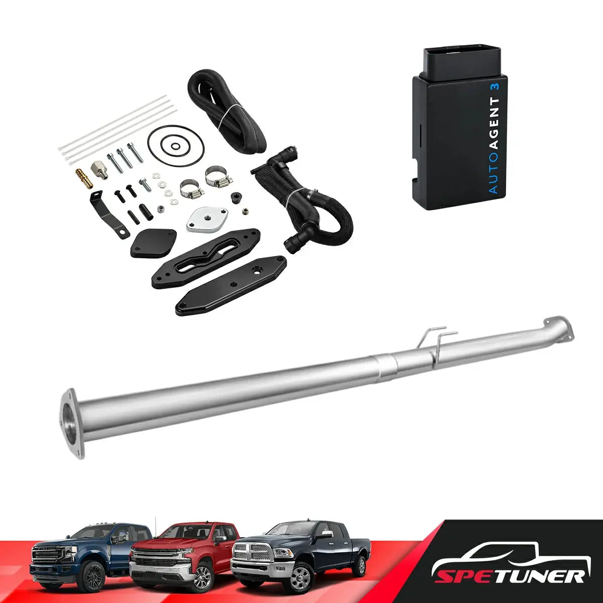 DPF/DEF/EGR All-in-One Delete Kit for 2011-2019 Ford 6.7L Powerstroke F250 F350 F450 SPETUNER