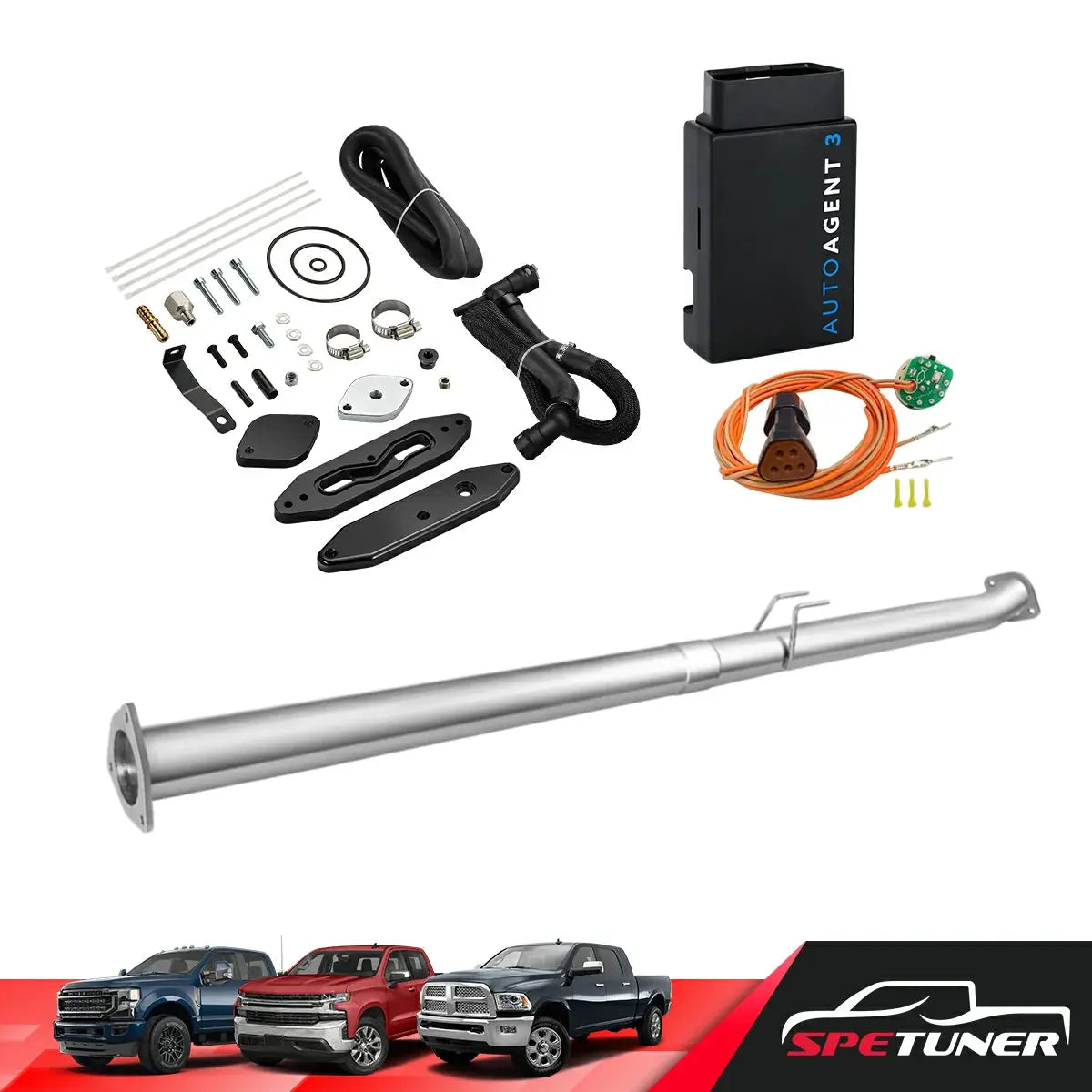 DPF/DEF/EGR All-in-One Delete Kit for 2011-2019 Ford 6.7L Powerstroke F250 F350 F450 SPETUNER