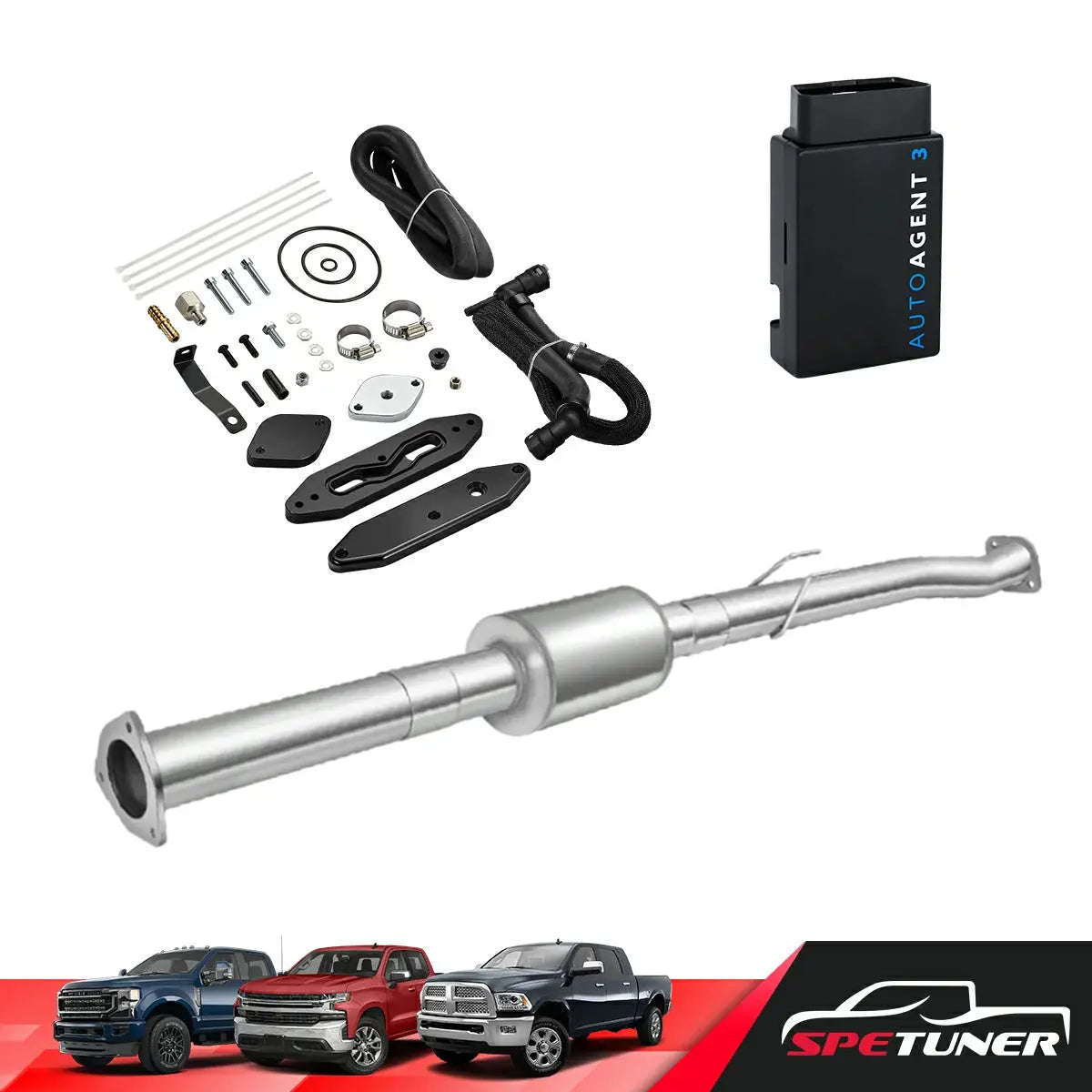 DPF/DEF/EGR All-in-One Delete Kit for 2011-2019 Ford 6.7L Powerstroke F250 F350 F450 SPETUNER