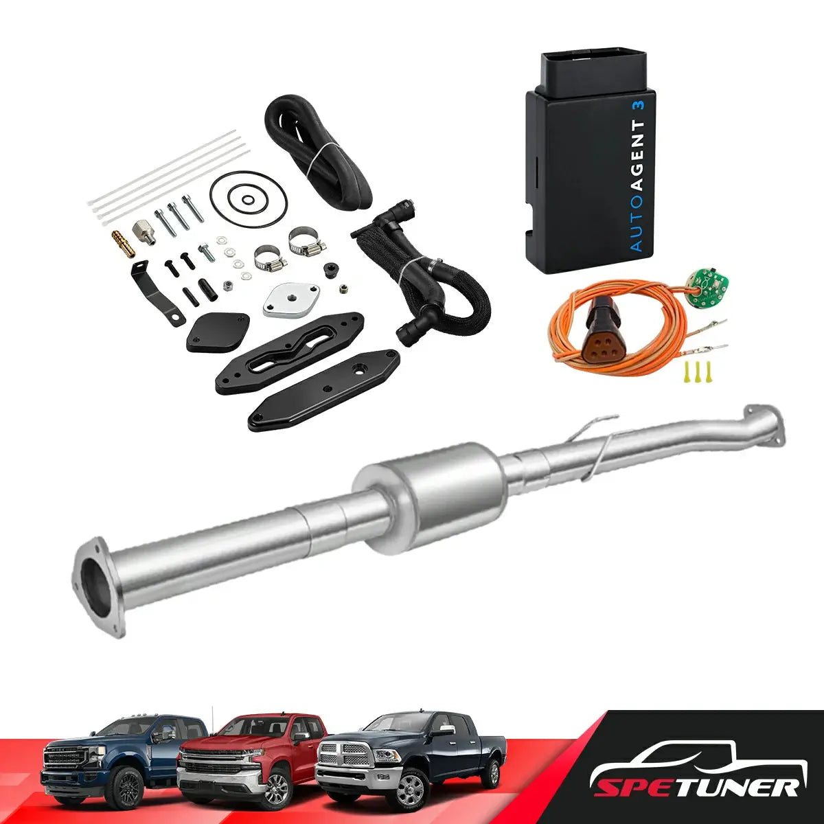 DPF/DEF/EGR All-in-One Delete Kit for 2011-2019 Ford 6.7L Powerstroke F250 F350 F450 SPETUNER