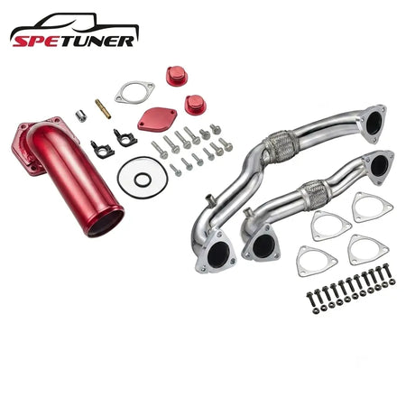 EGR Delete Kit & Exhaust Up-Pipe for 2008-2010 Ford 6.4L Powerstroke SPETUNER