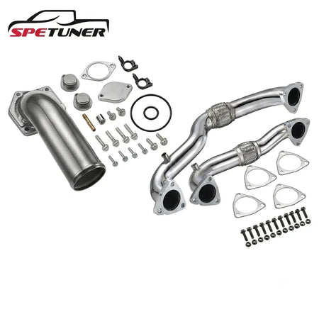 EGR Delete Kit & Exhaust Up-Pipe for 2008-2010 Ford 6.4L Powerstroke SPETUNER