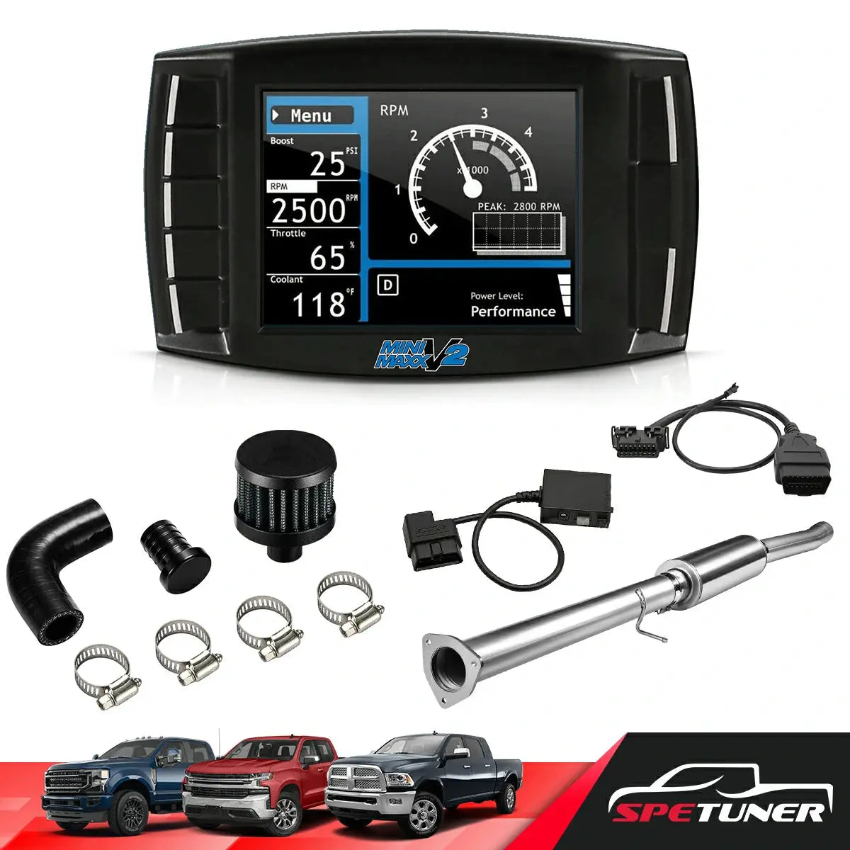 EGR/DPF/CCV/DEF Delete for 2013-2018 6.7L Cummins All-in-One Kit SPETUNER