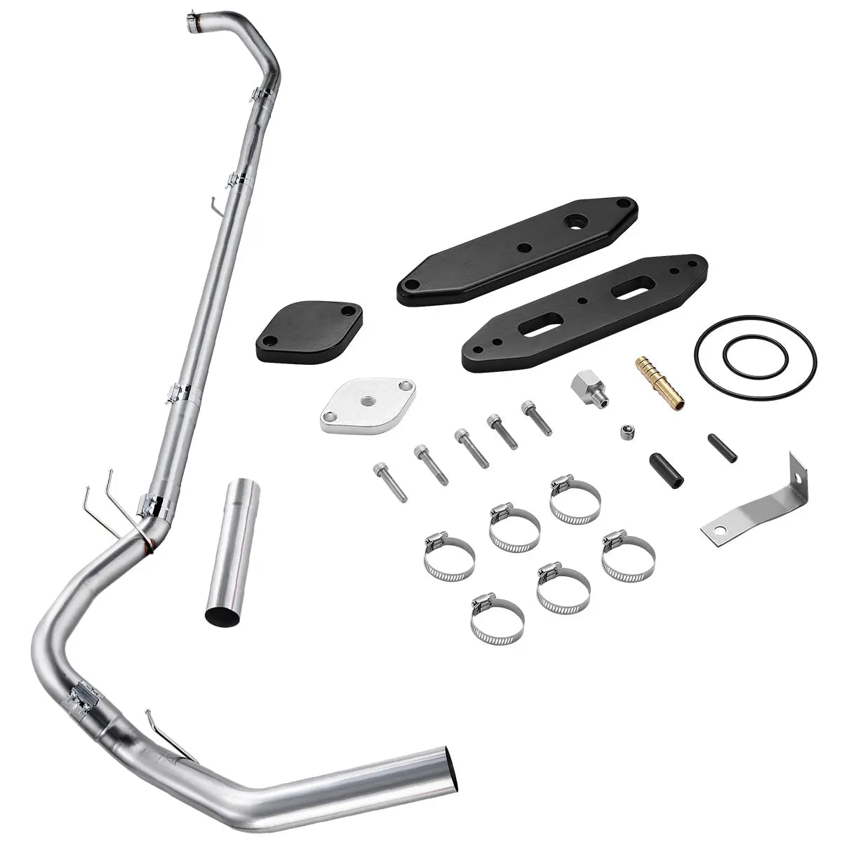 2020-2025 Ford 6.7L Powerstroke turbo-back exhaust and EGR delete kit with installation hardware | SPETUNER