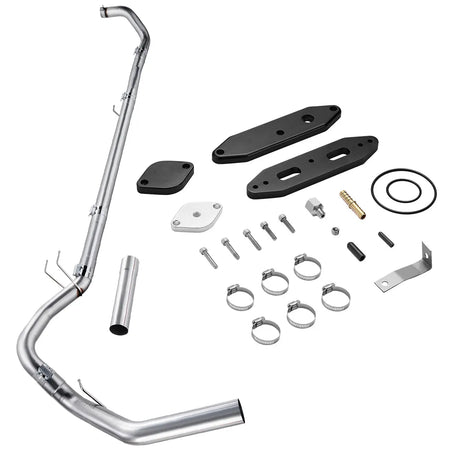 2020-2025 Ford 6.7L Powerstroke turbo-back exhaust and EGR delete kit with installation hardware | SPETUNER