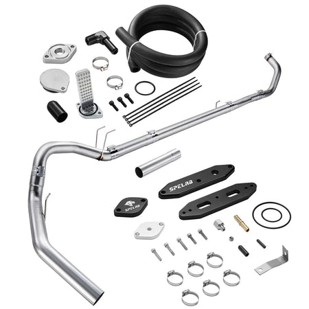 2020-2025 Ford 6.7L Powerstroke turbo-back exhaust, EGR delete and CCV catch can kit | SPETUNER