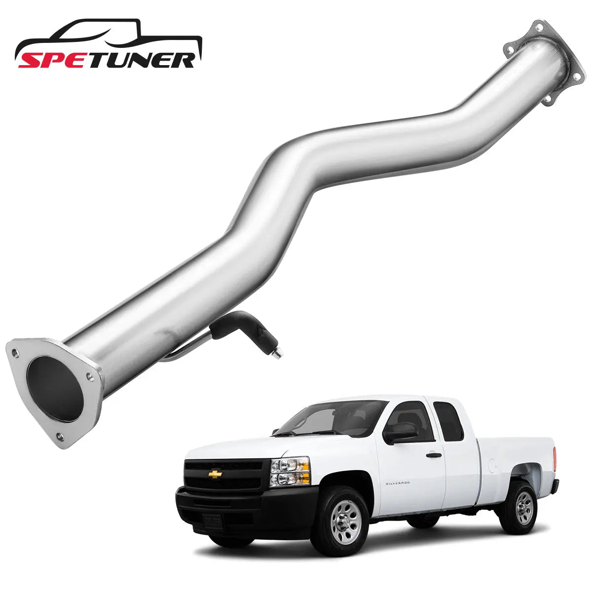 4"/5" 2007.5-2010 LMM  6.6L Duramax DPF Delete Race Pipe |SPETUNER-3