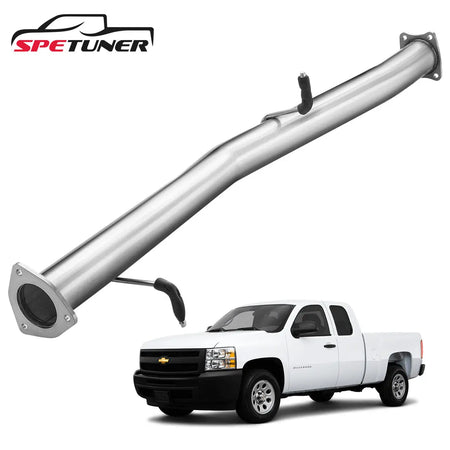 4"/5" 2007.5-2010 LMM  6.6L Duramax DPF Delete Race Pipe |SPETUNER-2