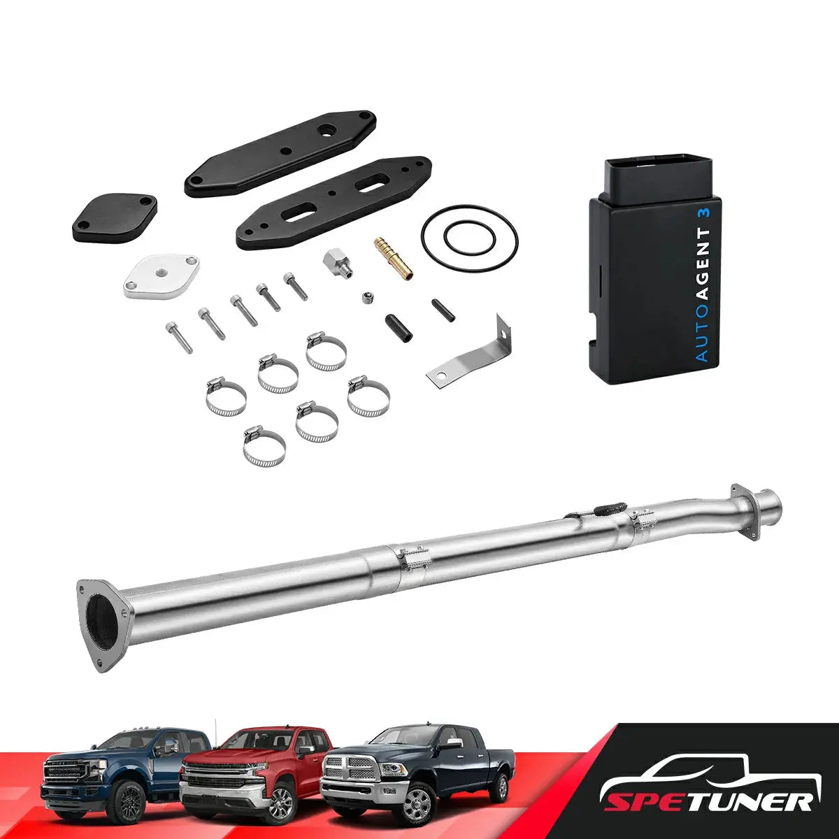 DPF/DEF/EGR All-in-One Delete Kit for 2020-2024 Ford 6.7L Powerstroke F250 F350 F450 SPETUNER