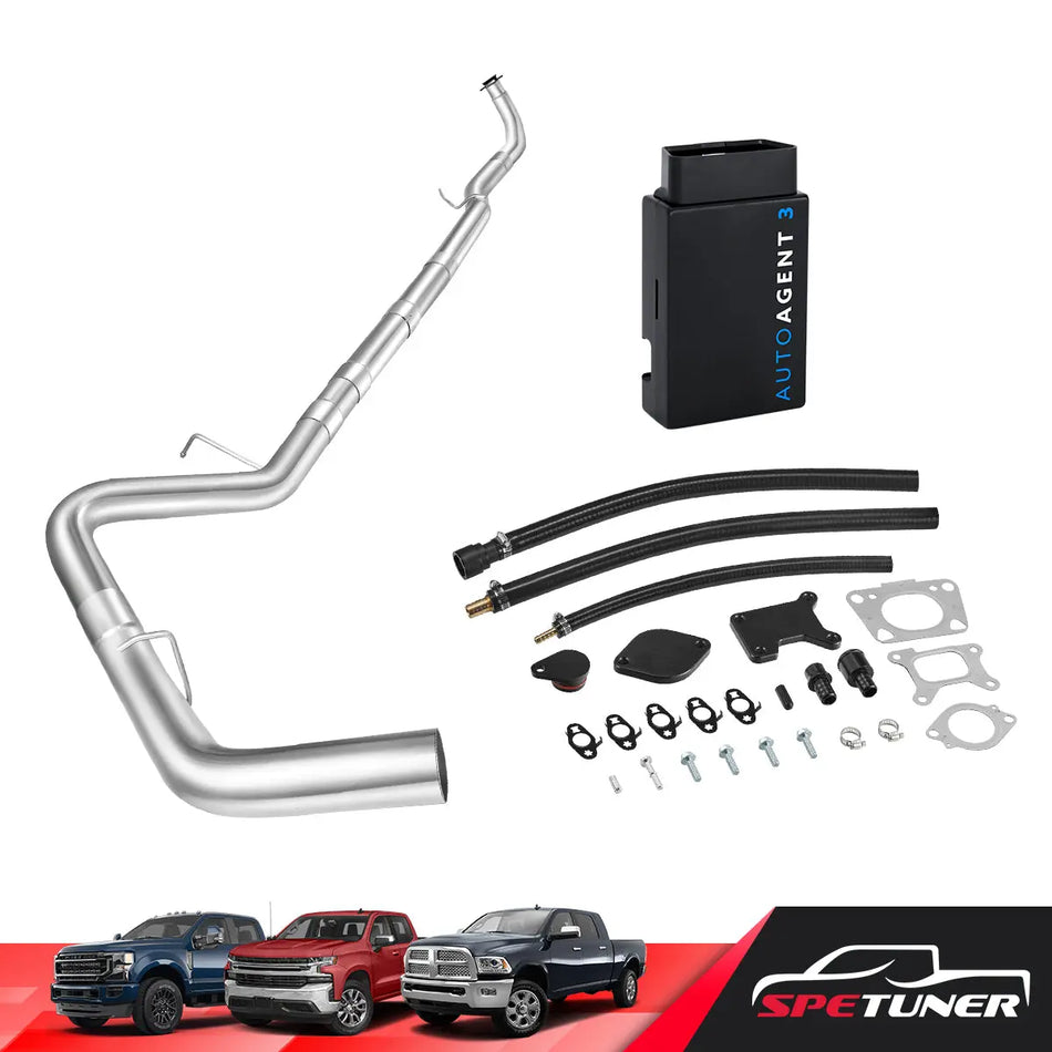 DPF/DEF/EGR Delete for 2017-2023 6.6L Duramax L5P 2500HD 3500HD All-in-One Kit SPETUNER