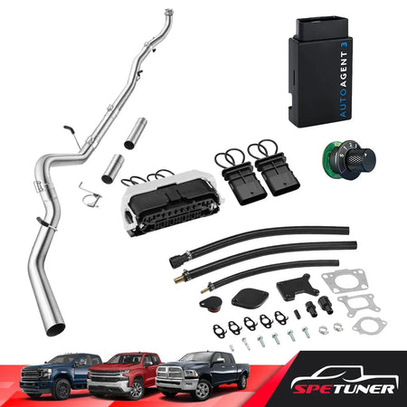 DPF/DEF/EGR Delete for 2017-2023 6.6L Duramax L5P 2500HD 3500HD All-in-One Kit SPETUNER