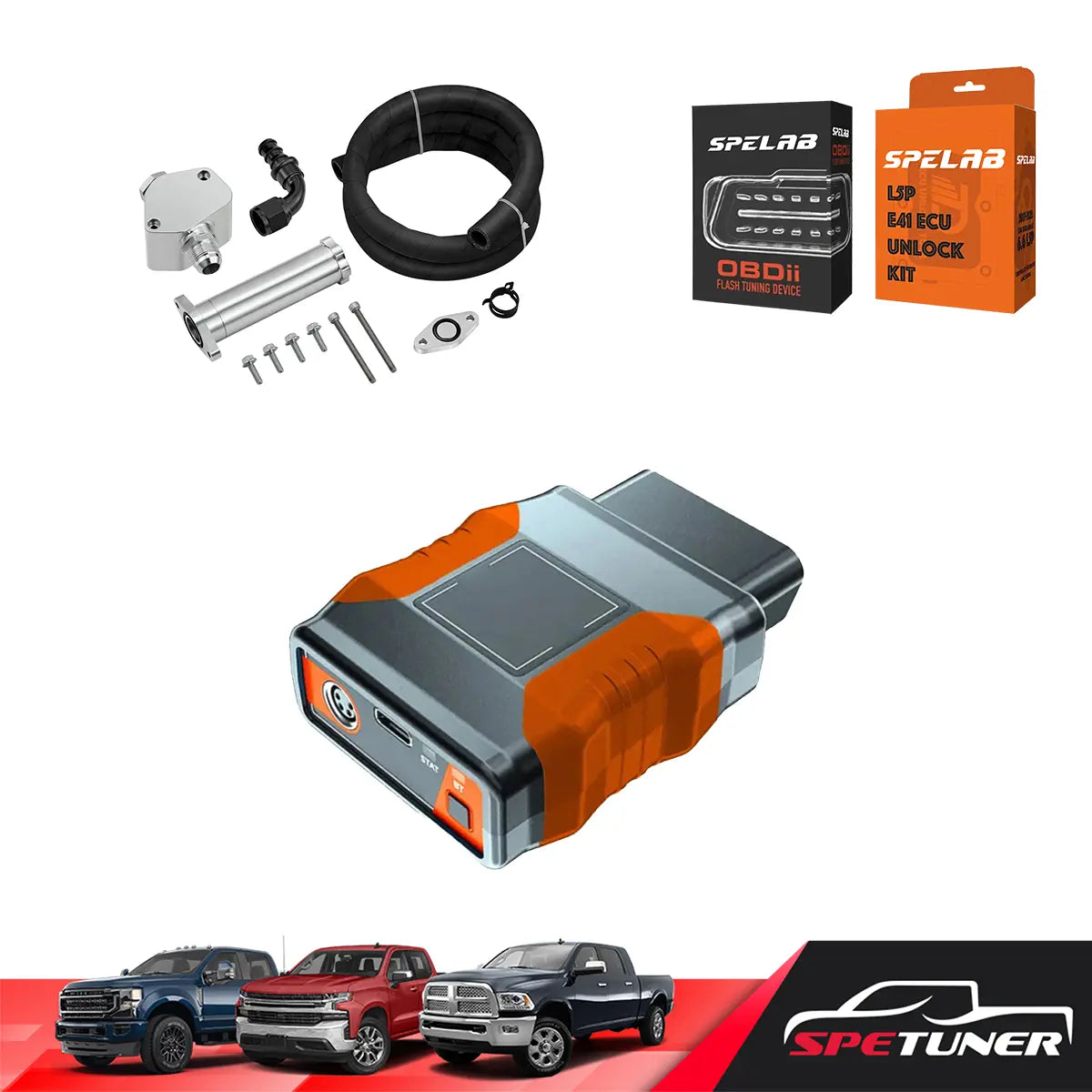 DPF/CCV/EGR/DEF Delete 2017-2023 L5P 6.6L Duramax All-in-One Kit SPETUNER