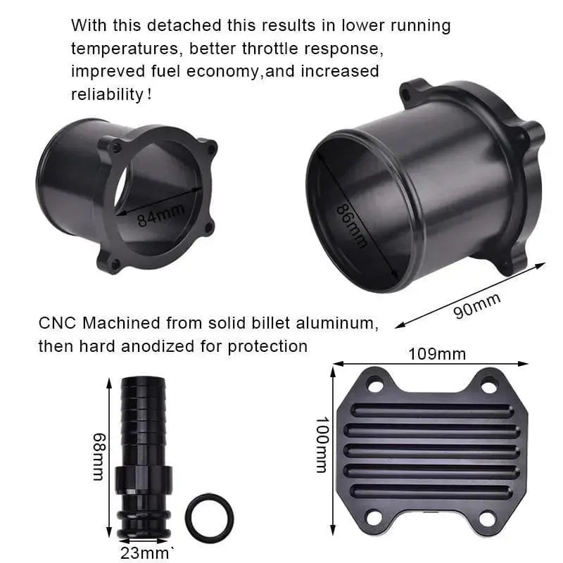 EGR Delete Kit For 2013-2018 Dodge Ram 6.7L Cummins Throttle Valve Cooler|SPETUNER-17