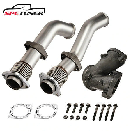 Bellowed Up-Pipe Kit & EBPV & Turbo for Ford 1999.5-2003 7.3L Powerstroke SPEtuner