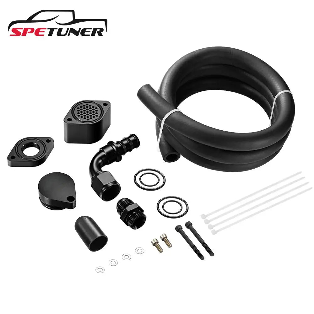 2011+ Ford 6.7L Powerstroke CCV Reroute/Delete w/Catch Can Internal&External Kit |SPETUNER-13