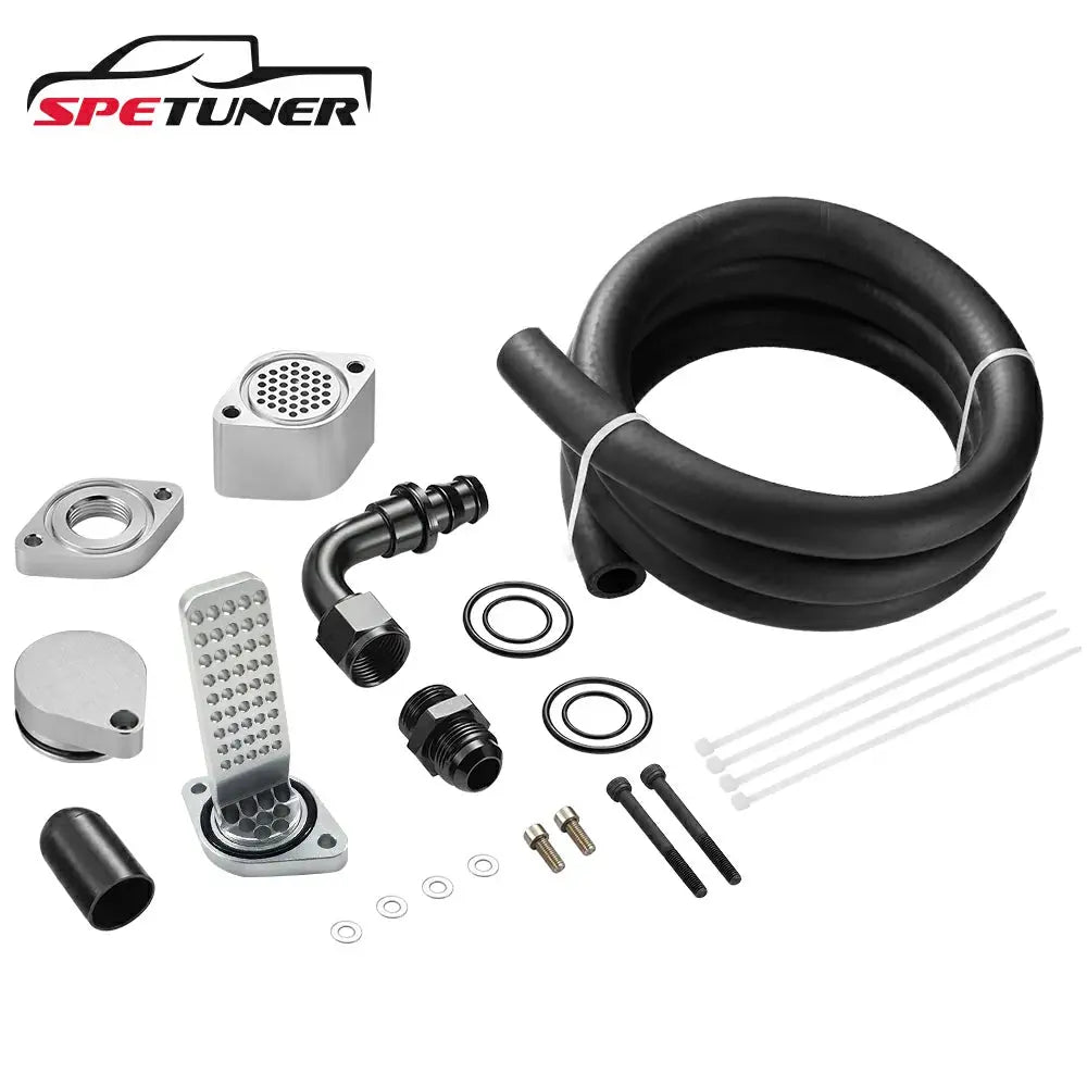 2011+ Ford 6.7L Powerstroke CCV Reroute/Delete w/Catch Can Internal&External Kit |SPETUNER-11