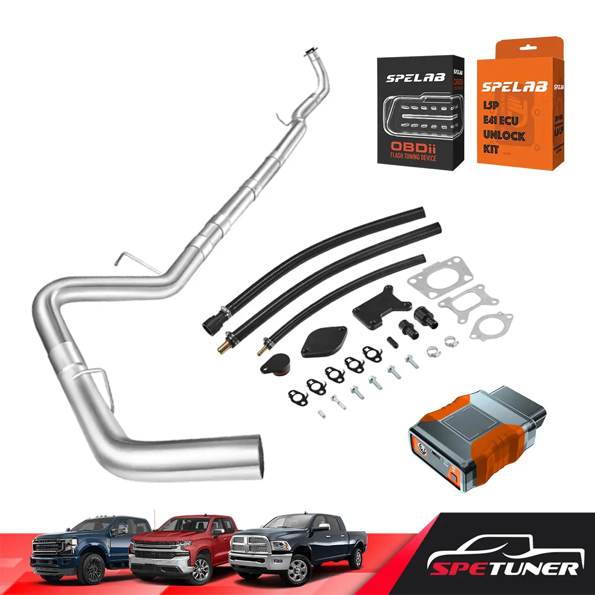 DPF/CCV/EGR/DEF Delete 2017-2023 L5P 6.6L Duramax All-in-One Kit SPETUNER