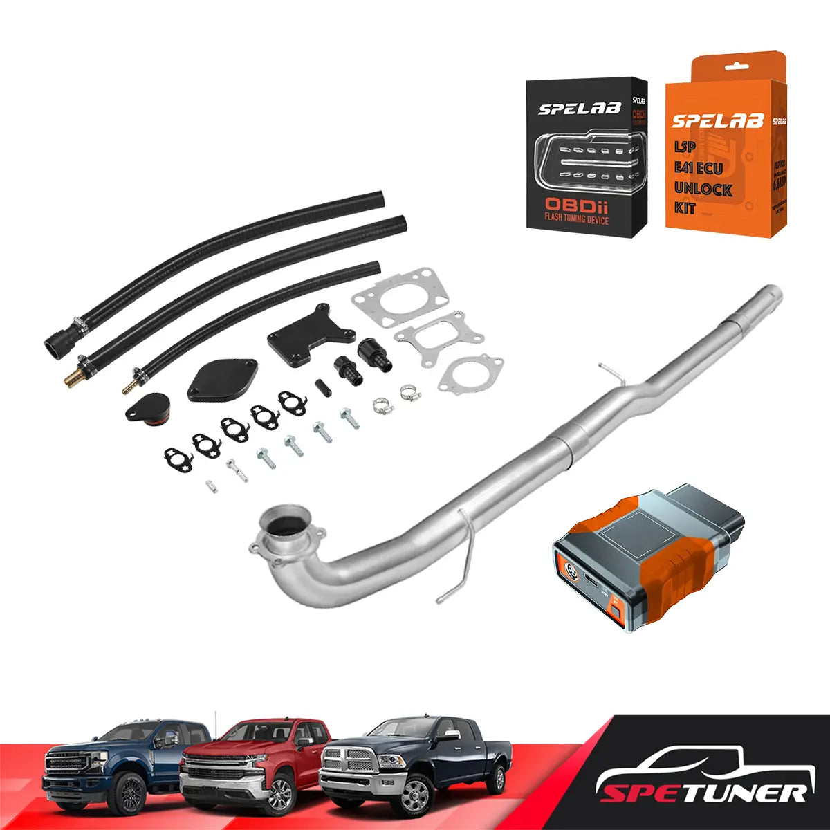 L5P Duramax all-in-one delete kit with unlocked ECM