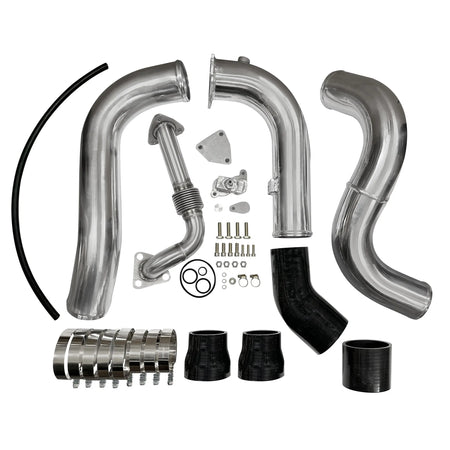 For 16-19 Nissan Titan 5.0L Cummins EGR Delete Kit+Hot Side Intercooler Piping Kit+UP-Pipe|SPELAB